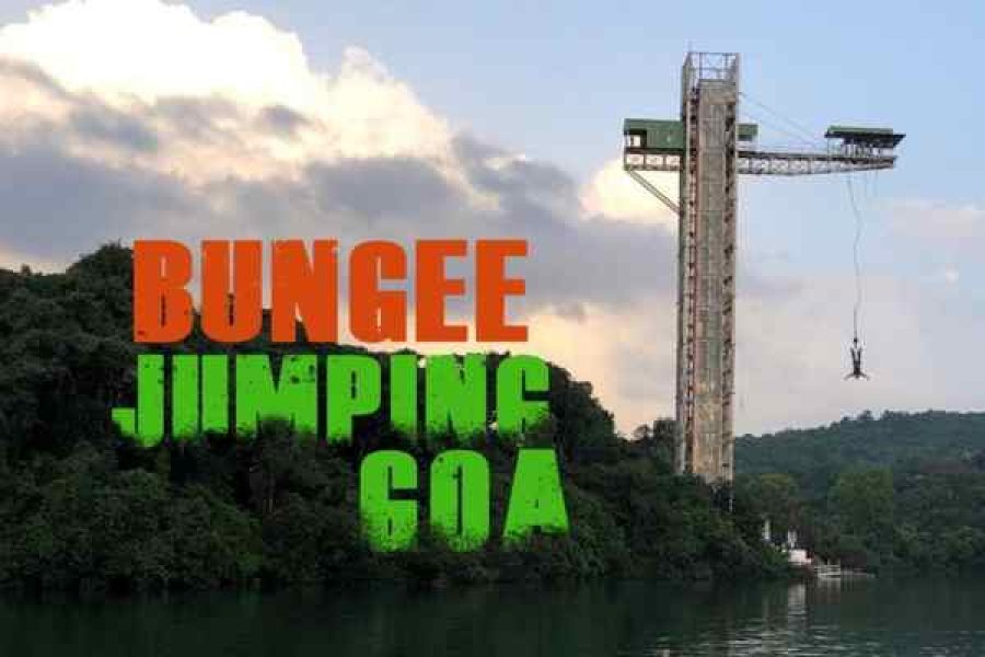 Bungee Jumping in Mayem Lake Goa